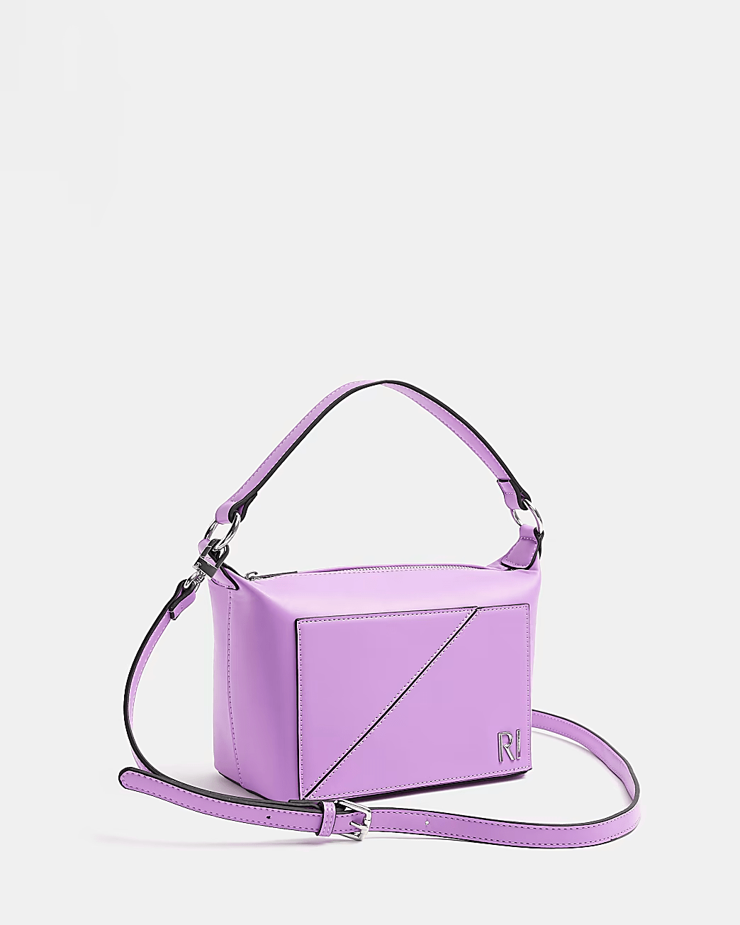 PURPLE BOX CROSS BODY BAG