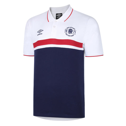 ENGLAND RUGBY COLOUR BLOCK POLO